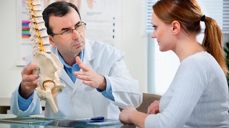 ārsta konsultācija osteohondrozes gadījumā